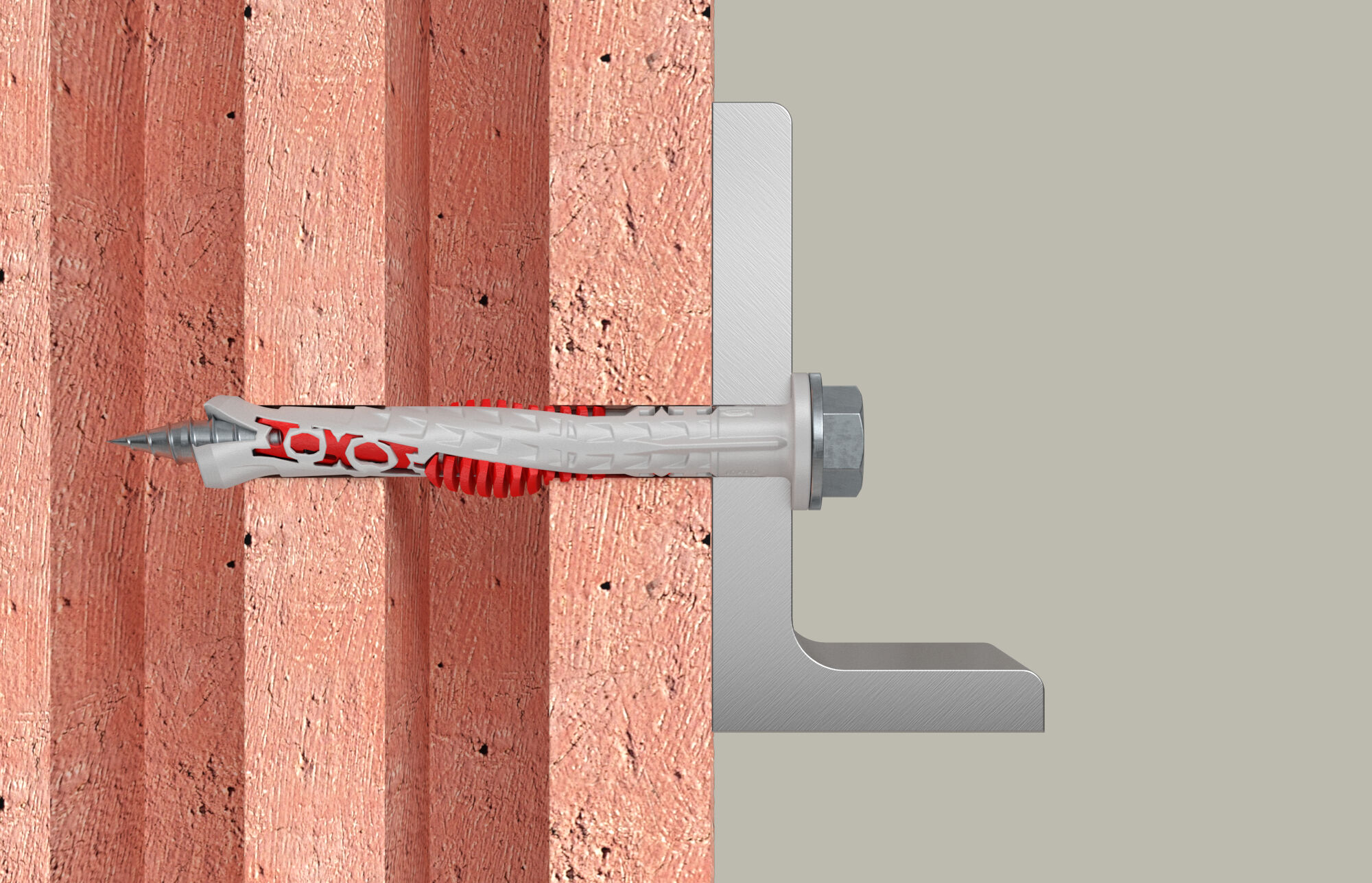 Frame fixing DuoXpand with hexagon head screw - fischer
